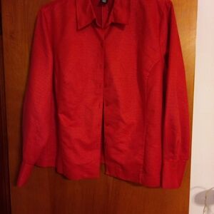 Red Ladies Blouse/Jacket